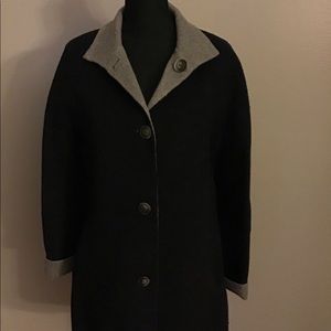 NWT KATHERINE KELLY GRAY COAT SIZE S